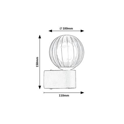 Rabalux - Āra sienas lampa 1xG9/3,5W/230V IP44