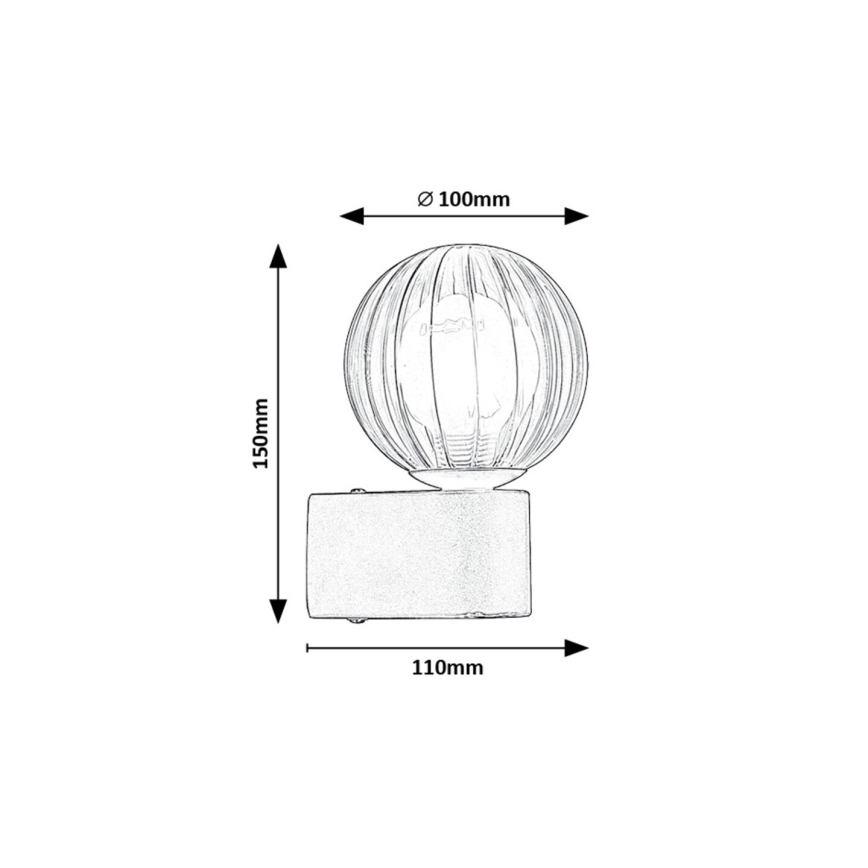 Rabalux - Āra sienas lampa 1xG9/3,5W/230V IP44