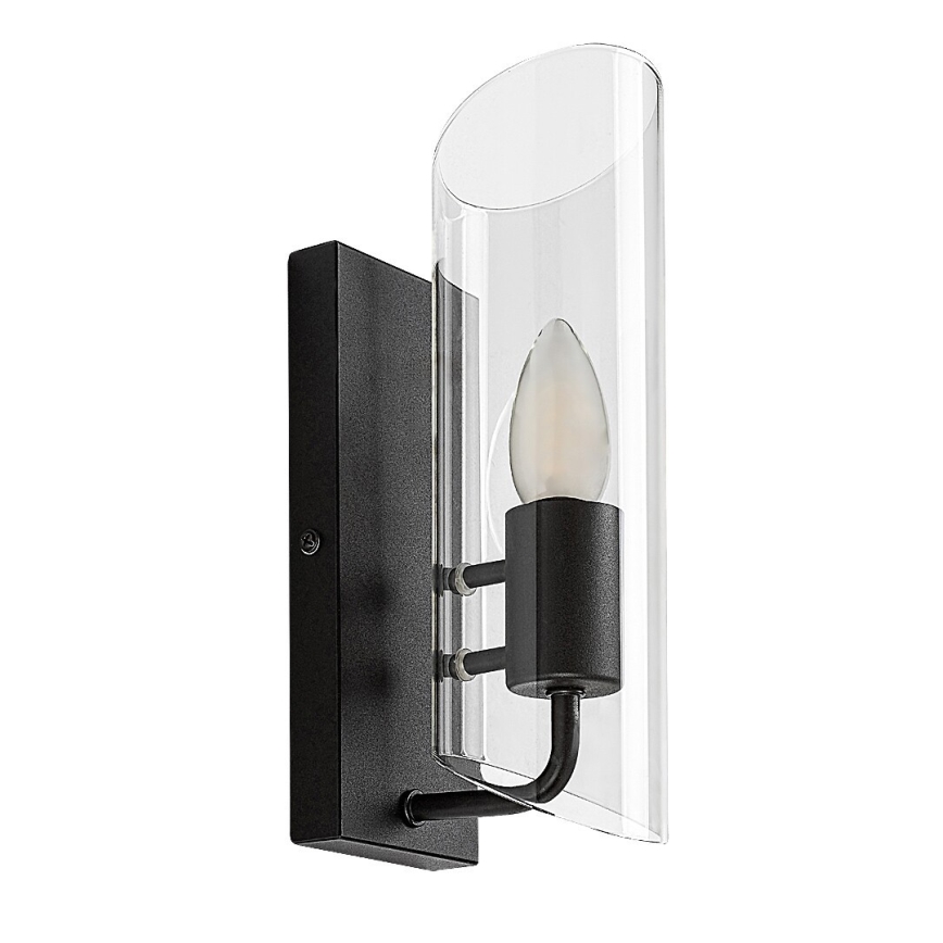 Rabalux - Vannas istabas sienas lampa 1xE14/12W/230V IP44 melna
