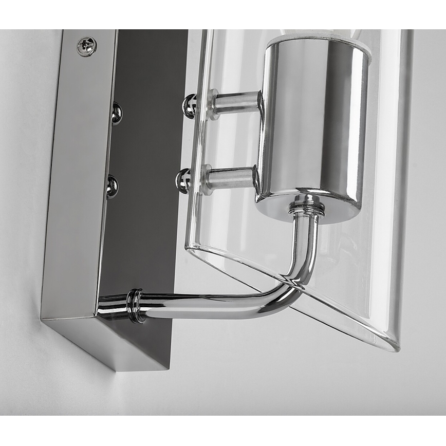 Rabalux - Vannas istabas sienas lampa 1xE14/12W/230V IP44 spīdīgi hromēts