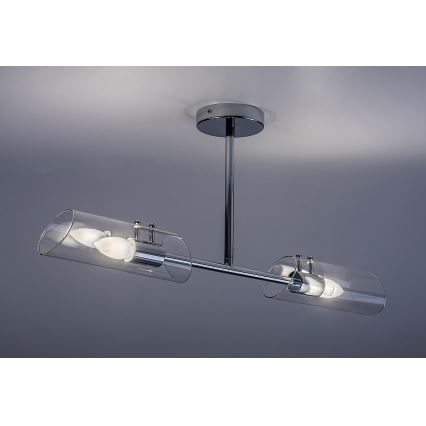 Rabalux - Vannas istabas lustra ar stieni 2xE14/12W/230V IP44 spīdīgi hromēts