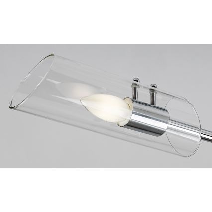 Rabalux - Vannas istabas lustra ar stieni 2xE14/12W/230V IP44 spīdīgi hromēts