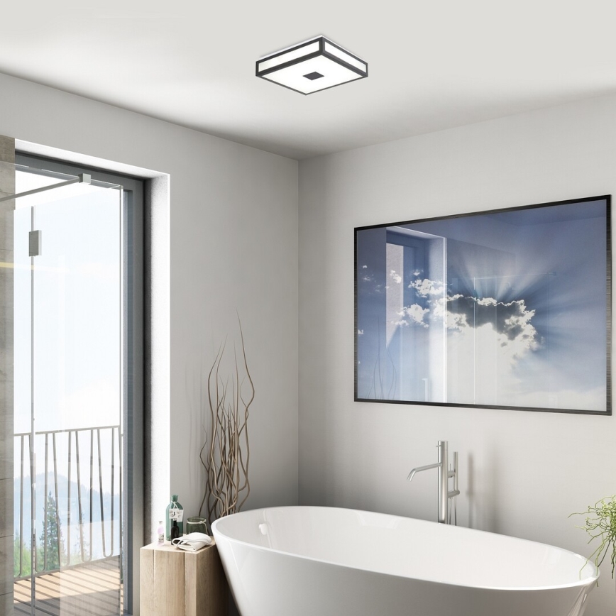 Rabalux - LED Vannas istabas griestu lampa LED/18W/230V IP44 melna