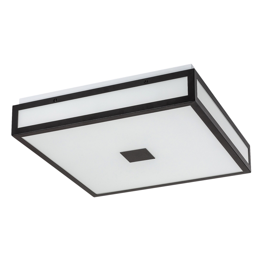 Rabalux - LED griestu lampa vannas istabai LED/18W/230V IP44 melna 30x30 cm