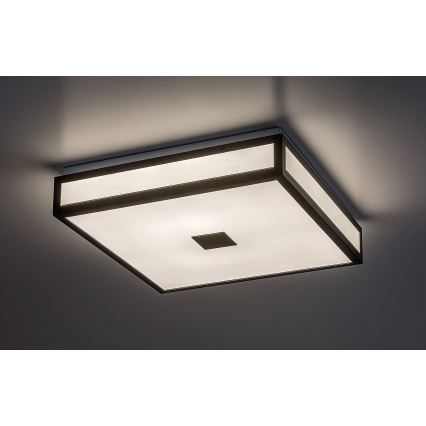 Rabalux - LED Vannas istabas griestu lampa LED/24W/230V IP44 4000K 40x40 cm melna