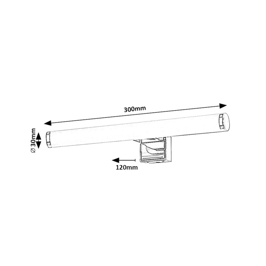 Rabalux - LED Vannas istabas spoguļa apgaismojums LED/5W/230V IP44