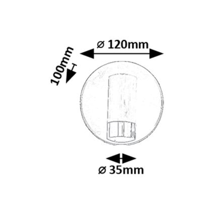 Rabalux - LED Sienas starmetis LED/3W/230V 4000K