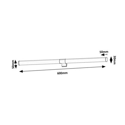Rabalux - LED vannas istabas spoguļa apgaismojums LED/8W/230V IP44 60 cm