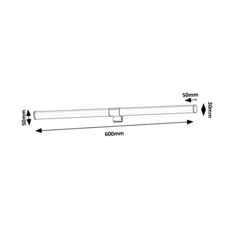Rabalux - LED vannas istabas spoguļa apgaismojums LED/8W/230V IP44 60 cm