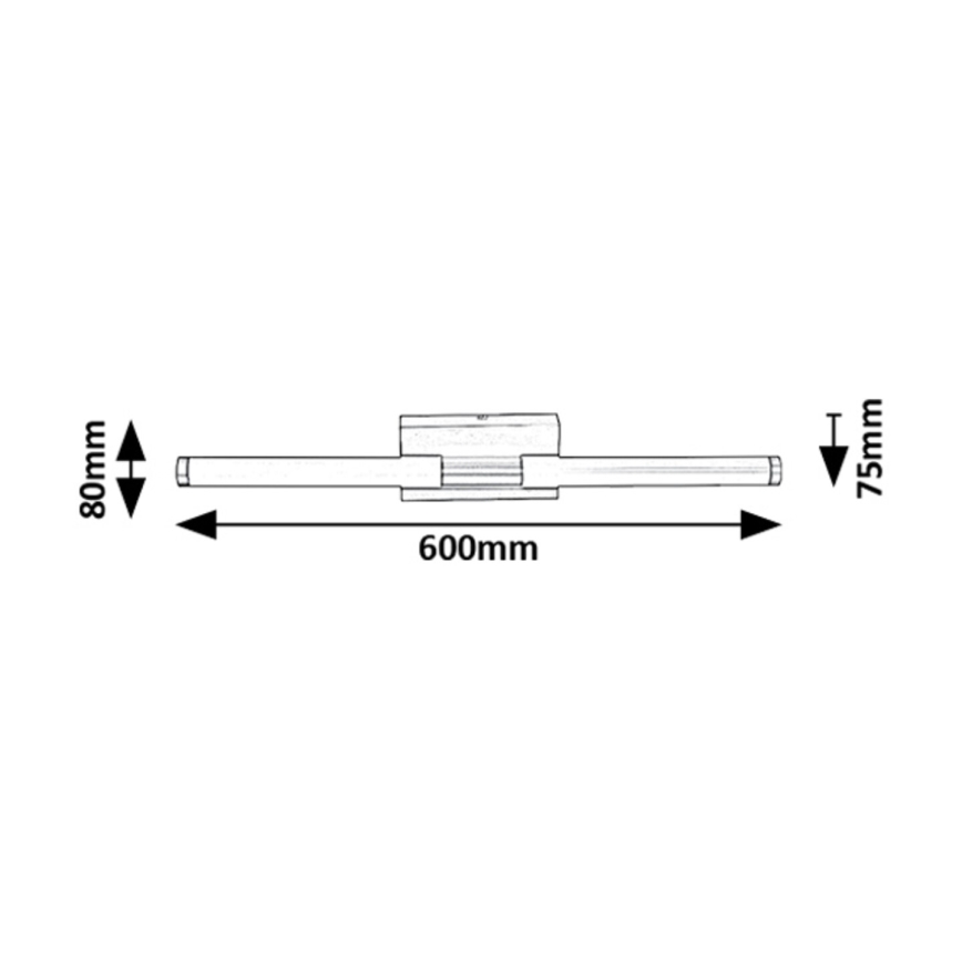 Rabalux - LED Vannas istabas sienas lampa LED/8W/230V 4000K IP44