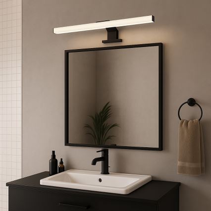 Rabalux - LED vannas istabas spoguļa apgaismojums LED/9W/230V IP44 60 cm melns
