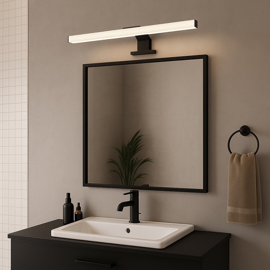Rabalux - LED vannas istabas spoguļa apgaismojums LED/9W/230V IP44 60 cm melns