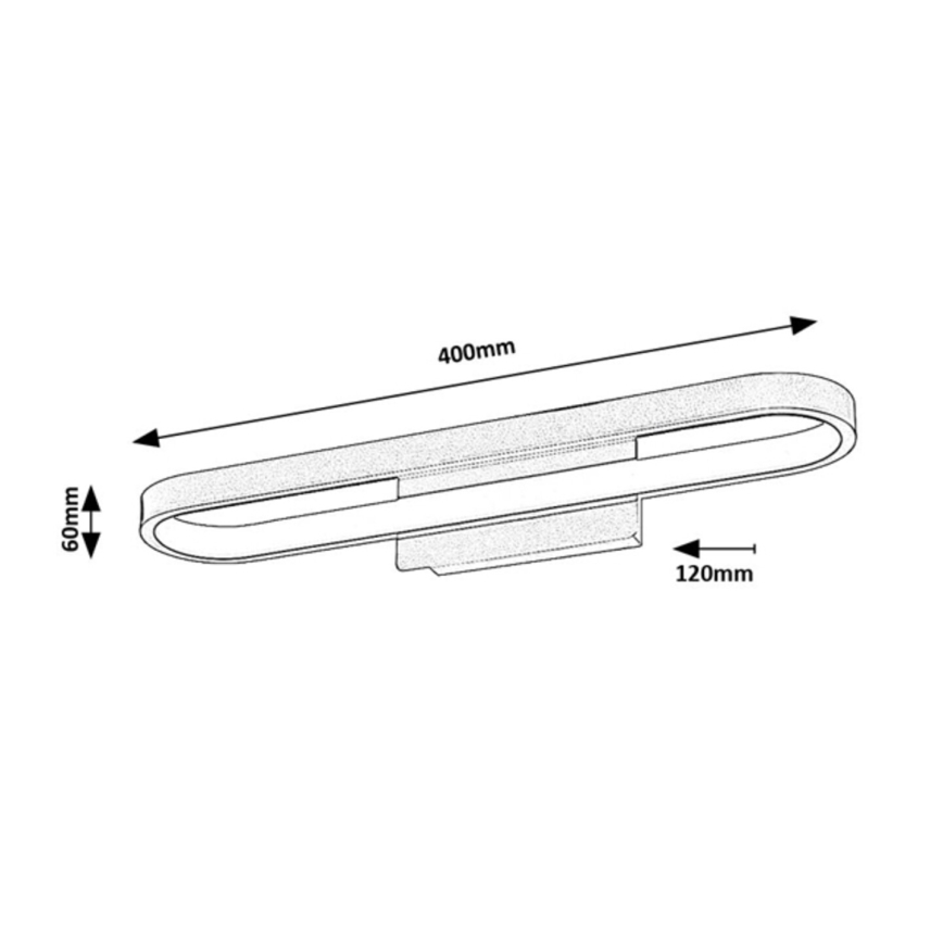 Rabalux - LED spoguļa apgaismojums vannas istabai LED/15W/230V IP44 40 cm
