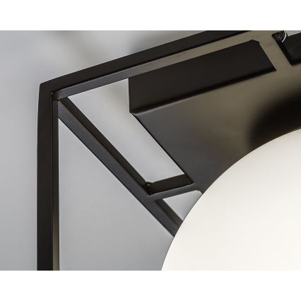 Rabalux - Āra sienas gaismeklis 1xE14/15W/230V IP44 melns