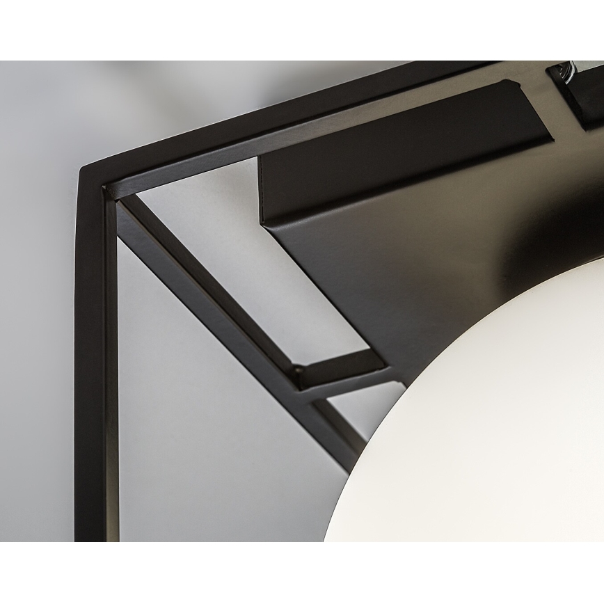 Rabalux - Āra sienas gaismeklis 1xE14/15W/230V IP44 melns