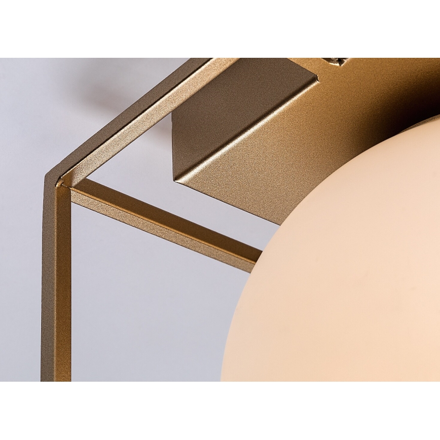 Rabalux - āra sienas gaismeklis 1xE14/15W/230V IP44 zelta