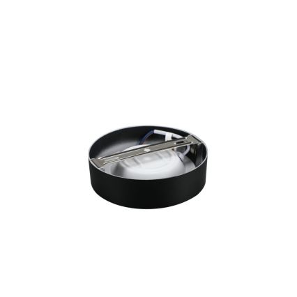 Rabalux - LED griestu lampa vannas istabai, 7 W, 230 V, Ø 12 cm, IP44, melna