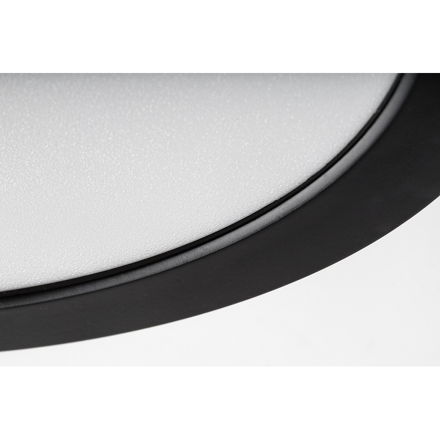 Rabalux - LED vannas istabas griestu lampa LED/24W/230V Ø 22 cm IP44 melna