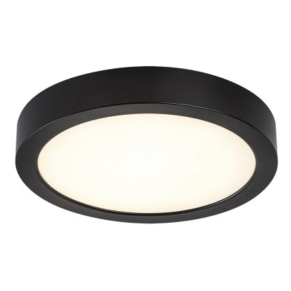 Rabalux - LED vannas istabas griestu lampa LED/24W/230V Ø 22 cm IP44 melna
