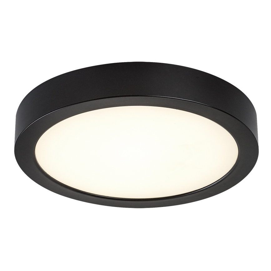 Rabalux - LED vannas istabas griestu lampa LED/24W/230V Ø 22 cm IP44 melna