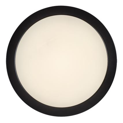 Rabalux - LED vannas istabas griestu lampa LED/24W/230V Ø 22 cm IP44 melna