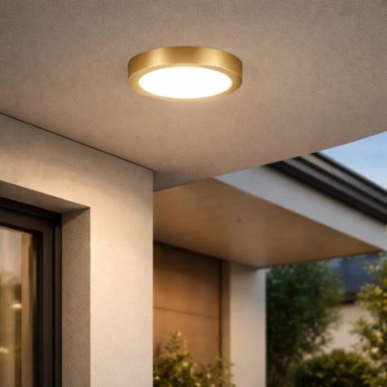 Rabalux - LED vannas istabas griestu gaismeklis LED/30W/230V Ø 30 cm IP44 zelta