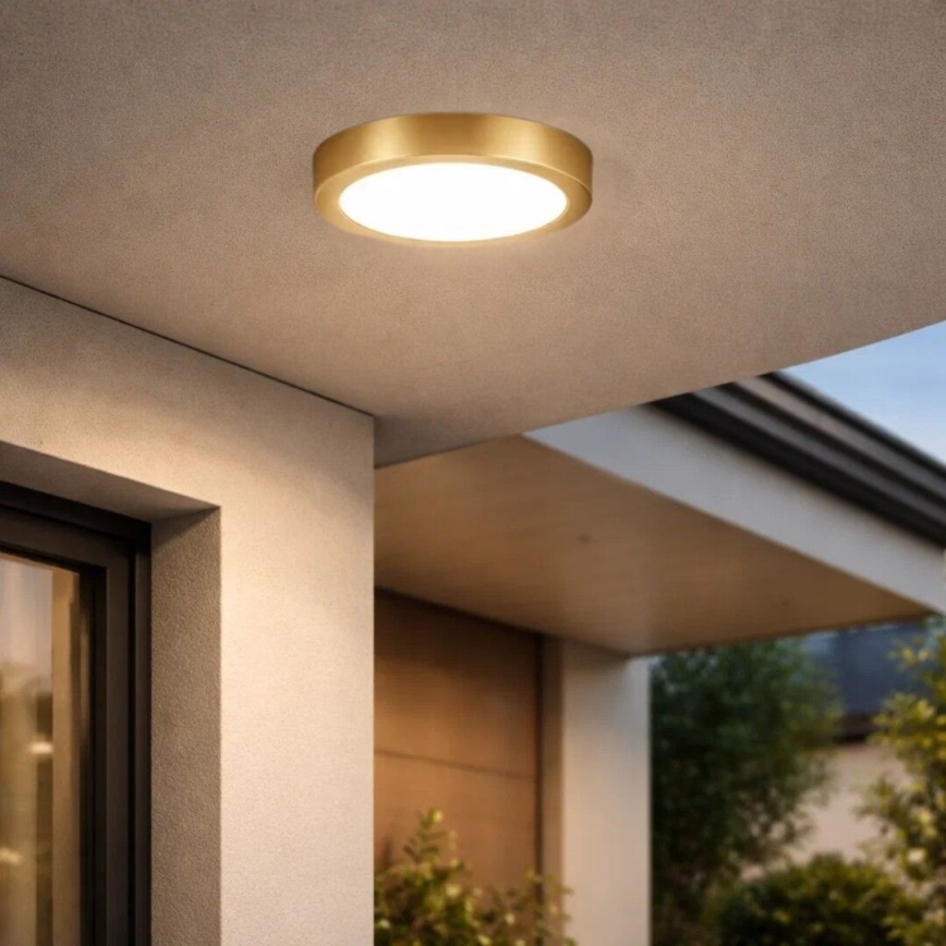 Rabalux - LED vannas istabas griestu gaismeklis LED/30W/230V Ø 30 cm IP44 zelta