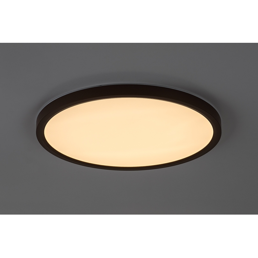 Rabalux - LED vannas istabas griestu lampa LED/24W/230V 3000/4000/6000K Ø 40 cm IP44 brūna