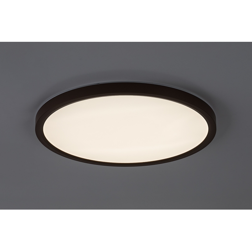 Rabalux - LED vannas istabas griestu lampa LED/24W/230V 3000/4000/6000K Ø 40 cm IP44 brūna