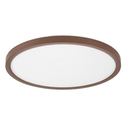 Rabalux - LED vannas istabas griestu lampa LED/24W/230V 3000/4000/6000K Ø 40 cm IP44 brūna