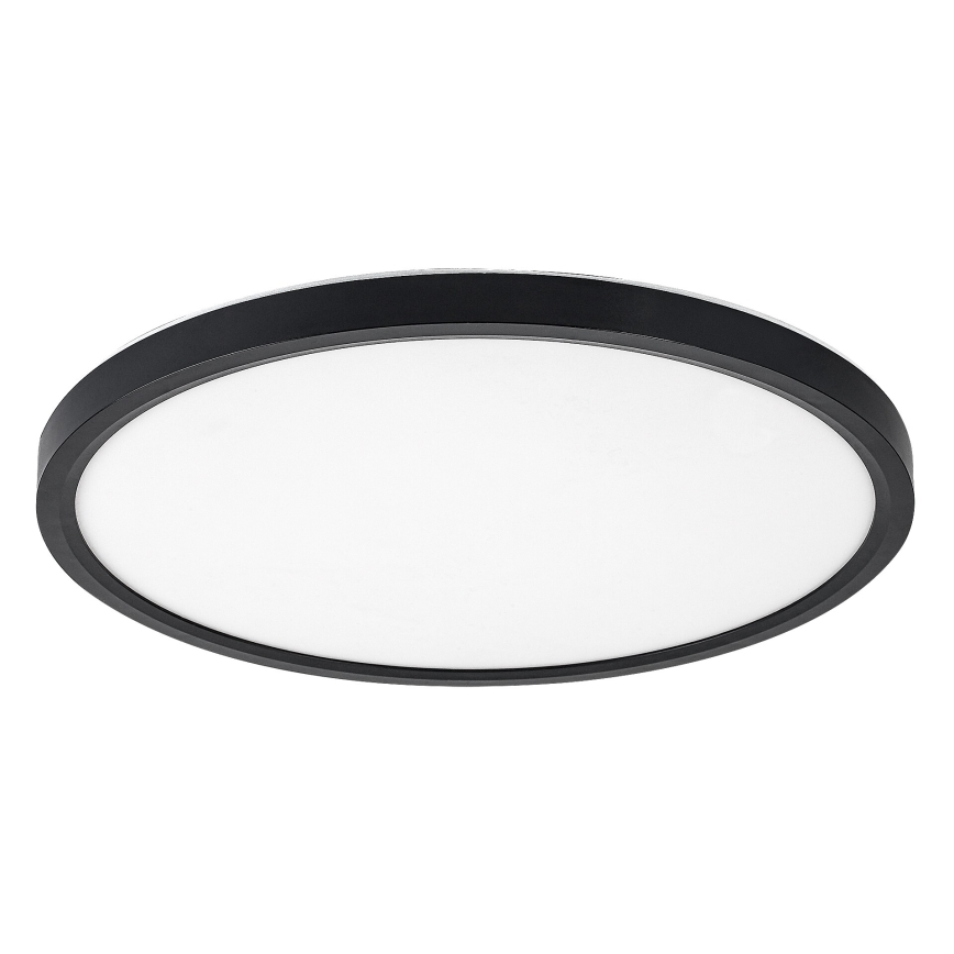 Rabalux - LED vannas istabas griestu gaismeklis LED/24W/230V 3000/4000/6000K Ø40 cm IP44 melns