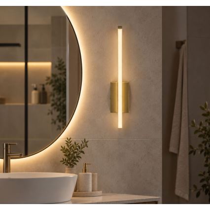 Rabalux - LED vannas istabas sienas gaismeklis LED/10W/230V 4000K IP44 zelta