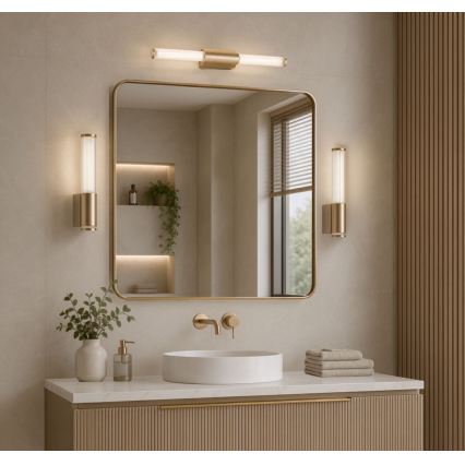 Rabalux - LED vannas istabas spoguļa apgaismojums LED/8W/230V IP44 40 cm zeltains