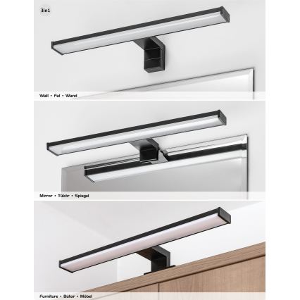 Rabalux - LED Vannas istabas spoguļa apgaismojums LED/12W/230V IP44 60 cm