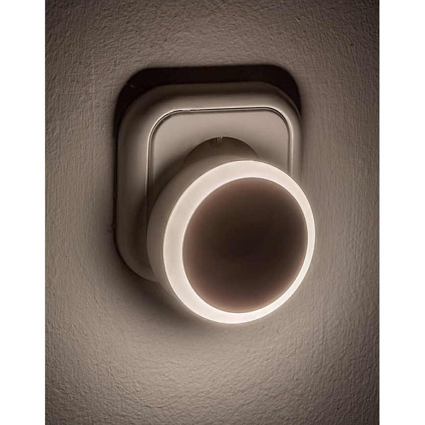 Rabalux - LED Kontaktligzdas nakts lampa ar krēslas sensoru LED/0,3W/230V 3000K