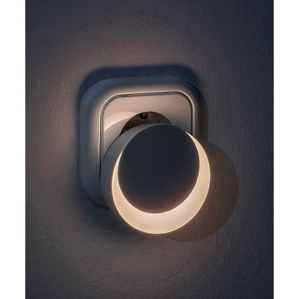 Rabalux - LED Kontaktligzdas nakts lampa ar krēslas sensoru LED/0,3W/230V 3000K