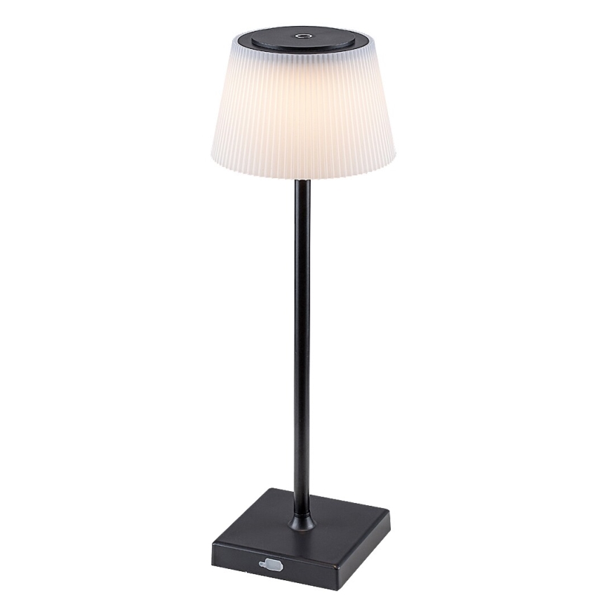 Rabalux - LED Aptumšojama, lādējama galda lampa LED/4W/3,7V 1800 mAh 3000-5000K IP44 melna