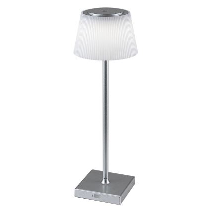 Rabalux - LED Aptumšojama, lādējama galda lampa LED/4W/3,7V 1800 mAh 3000-5000K IP44 sudraba