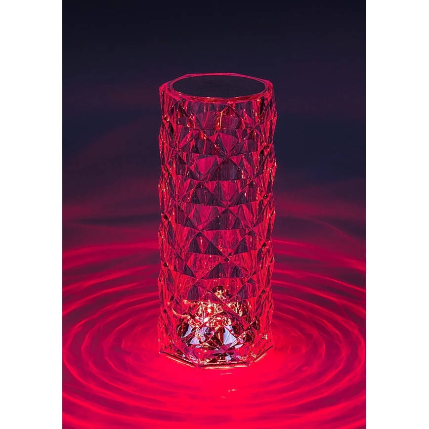 Rabalux 76015 - LED RGB Aptumšojama uzlādējama galda lampa SIGGY LED/1,5W/3,7V 800 mAh