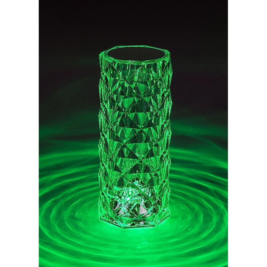 Rabalux 76015 - LED RGB Aptumšojama uzlādējama galda lampa SIGGY LED/1,5W/3,7V 800 mAh