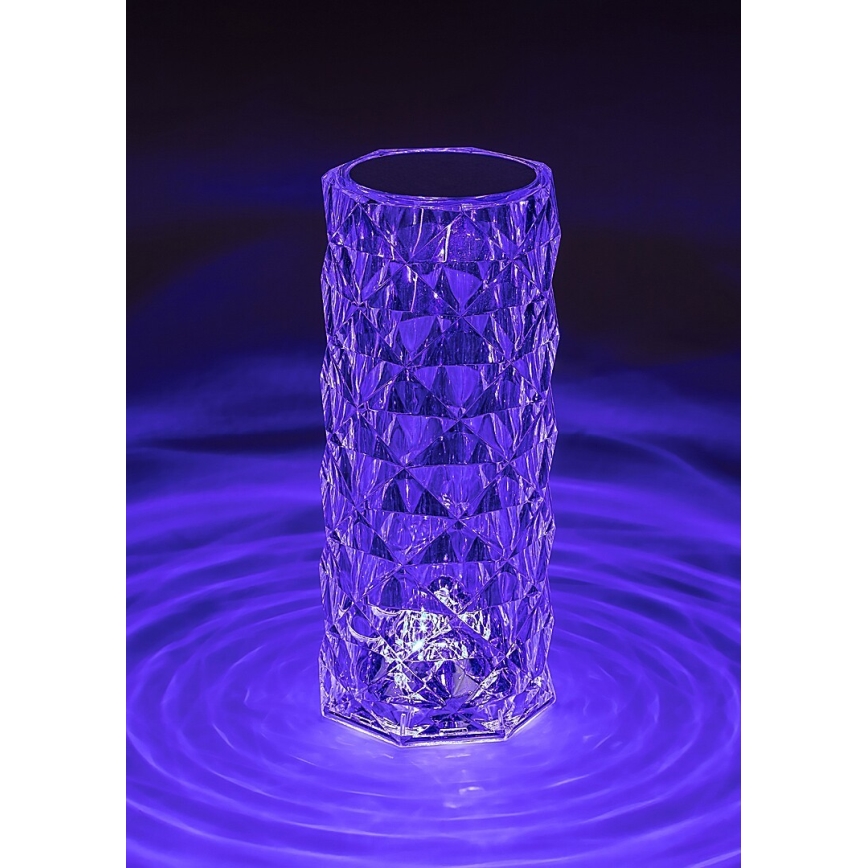Rabalux 76015 - LED RGB Aptumšojama uzlādējama galda lampa SIGGY LED/1,5W/3,7V 800 mAh
