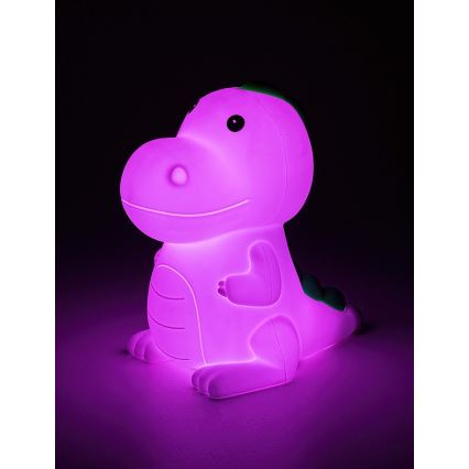 Rabalux - LED RGB Aptumšojama skārienvadāma uzlādējama bērnu lampiņa LED/0,45W/5V