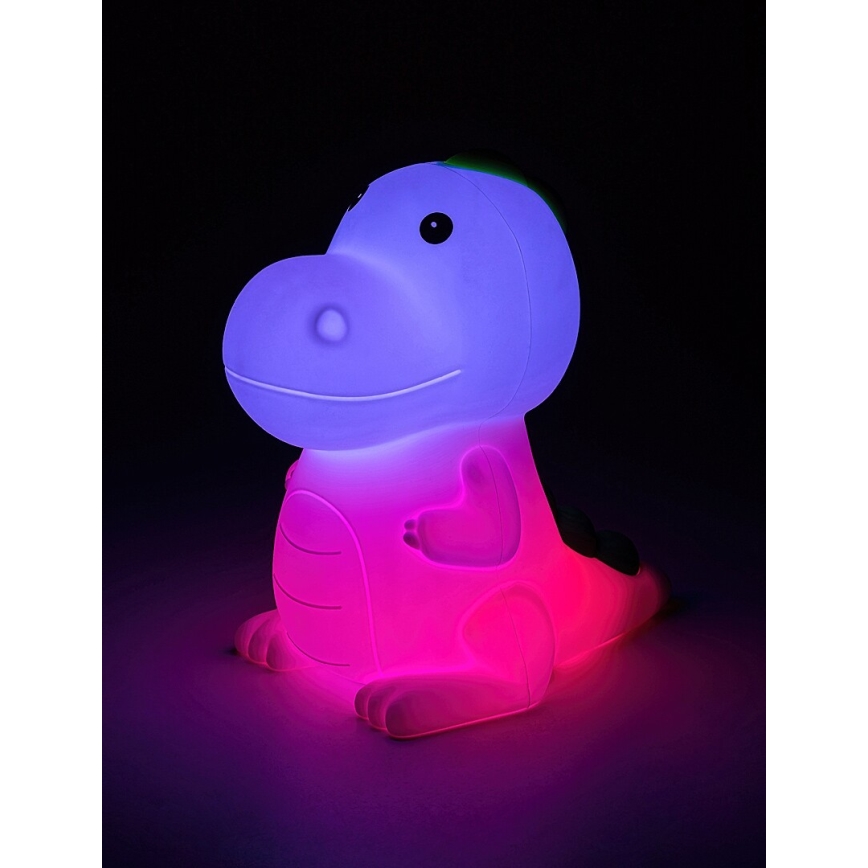 Rabalux - LED RGB Aptumšojama skārienvadāma uzlādējama bērnu lampiņa LED/0,45W/5V