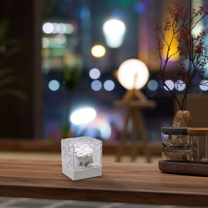 Rabalux - LED RGB Aptumšojama, lādējama galda lampa LED/1W/5V + tālvadības pults