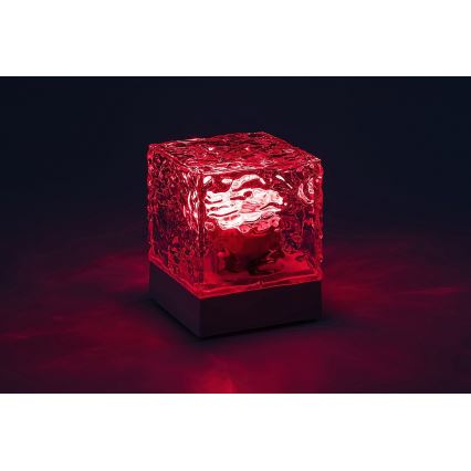 Rabalux - LED RGB Aptumšojama, lādējama galda lampa LED/1W/5V + tālvadības pults