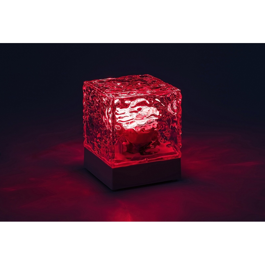 Rabalux - LED RGB Aptumšojama, lādējama galda lampa LED/1W/5V + tālvadības pults