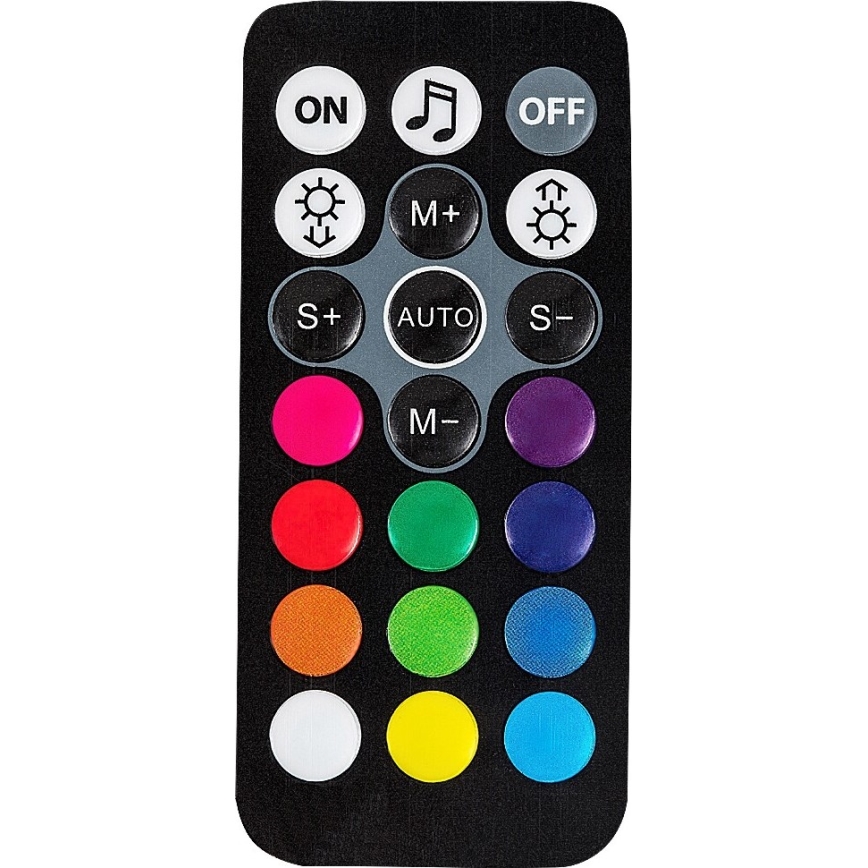 Rabalux - LED RGB Aptumšojama galda lampa LED/1W/5V + tālvadības pults