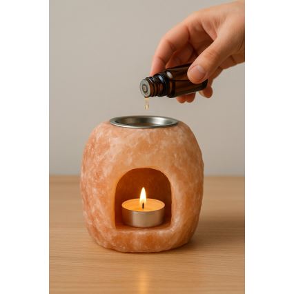 Rabalux - Sāls lampa - sveču turētājs