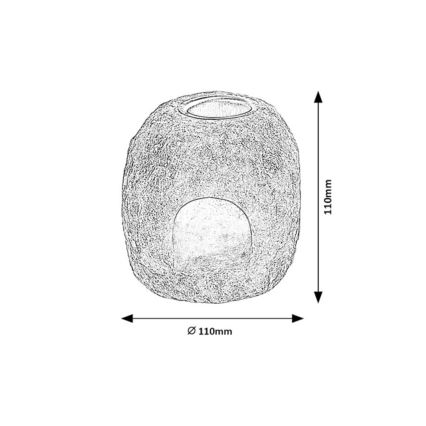 Rabalux - Sāls lampa - sveču turētājs
