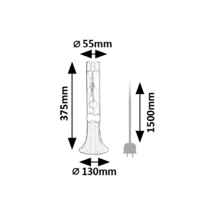 Rabalux - LED Lavas lampa LED/25W/230V